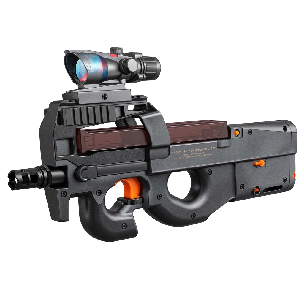 P90 Automatic Electric Sponge Ball Blaster, Black