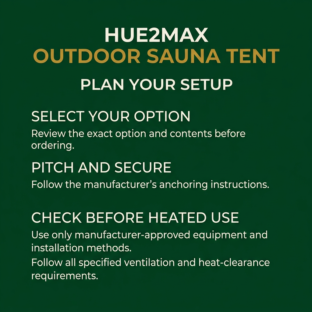 Portable Outdoor Sauna Tent, 180 × 180 × 210 cm