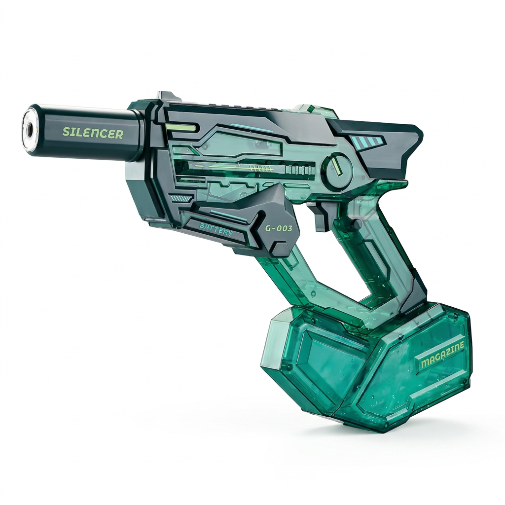 Aojiate Automatic Water Blaster with LED Lights and Vibration
