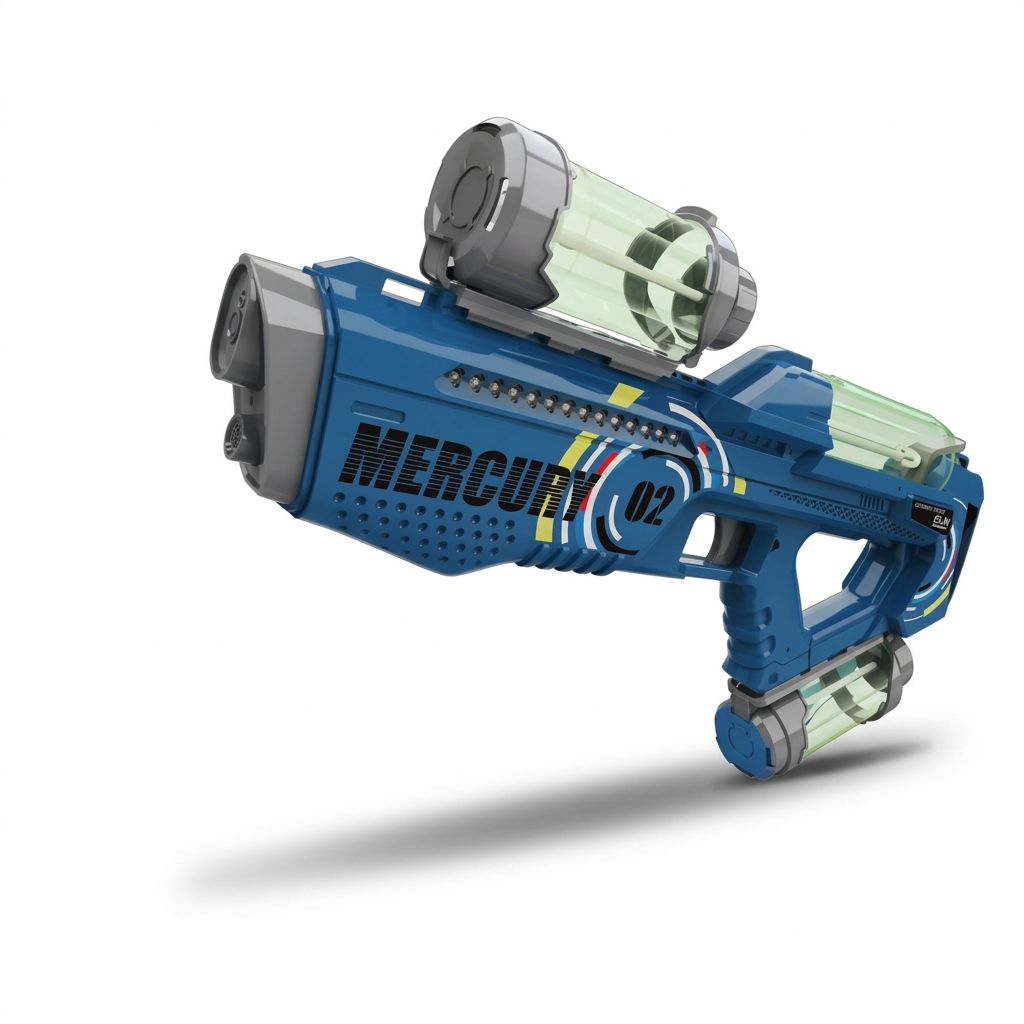 Rechargeable Electric Water Pistol with LED Lights and Sound