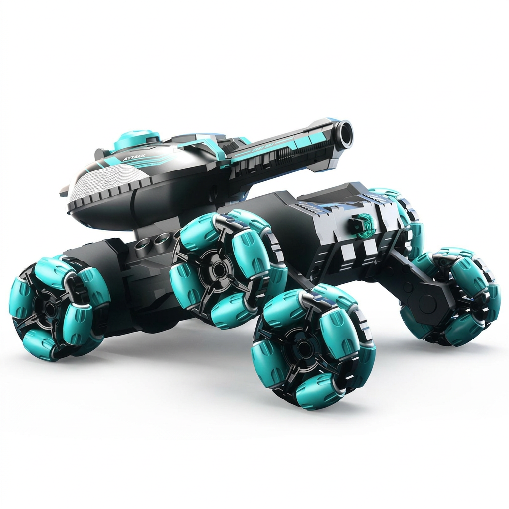 Six-Wheel Remote-Control Stunt Car with Gesture Options