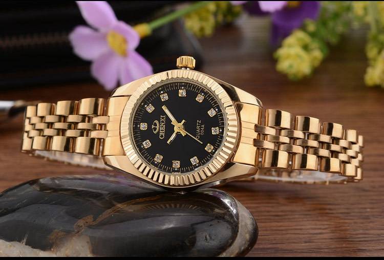 Women’s Luxury style Crystal Dial Business Watch Accessories Watches cb5feb1b7314637725a2e7: Black Dial|Golden Dial|White Dial