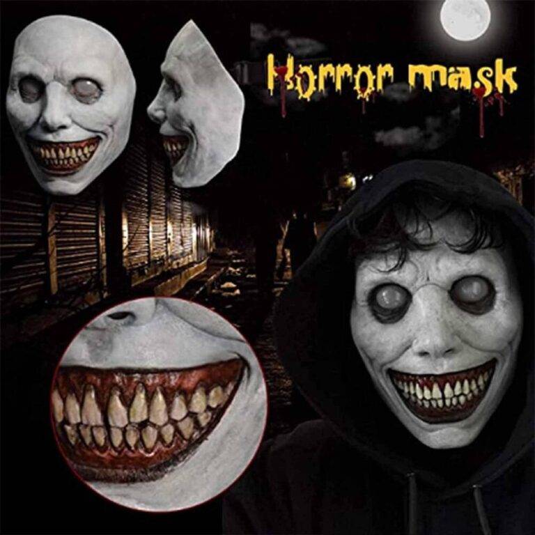 Creepy Halloween Horror Smiling Holiday Party Masks Events Halloween 1ef722433d607dd9d2b8b7: Australia|China|France|Spain|United States