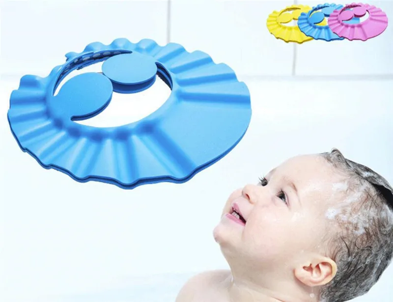 Soft Bathing Hat for Eyes protection with protective ear pads for Infants and Kids Trends cb5feb1b7314637725a2e7: Blue|blue 2|Pink|pink 2|Yellow|Yellow 2