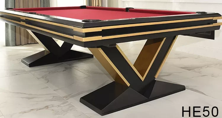 High-End Modern Style Luxury Pool Table 9-Foot Trends cb5feb1b7314637725a2e7: HE07Black Beige|HE22|HE28Black|HE37|HE50|ND13Gray|ND4Black Silver|TE02