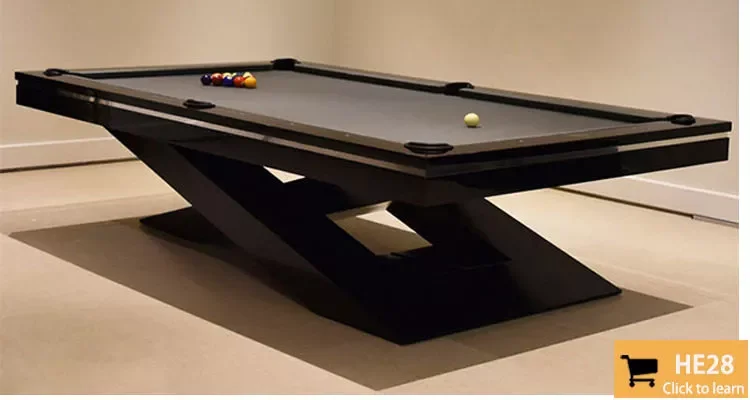 High-End Modern Style Luxury Pool Table 9-Foot Trends cb5feb1b7314637725a2e7: HE07Black Beige|HE22|HE28Black|HE37|HE50|ND13Gray|ND4Black Silver|TE02